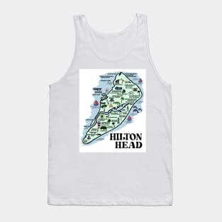 Hilton Head Map Tank Top